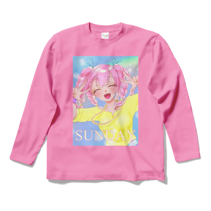 ロングスリーブTシャツ - S - ピンク