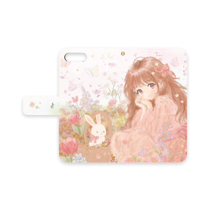 手帳型iPhoneケース - iPhone 7 Plus / 8 Plus - ストラップ穴 あり
