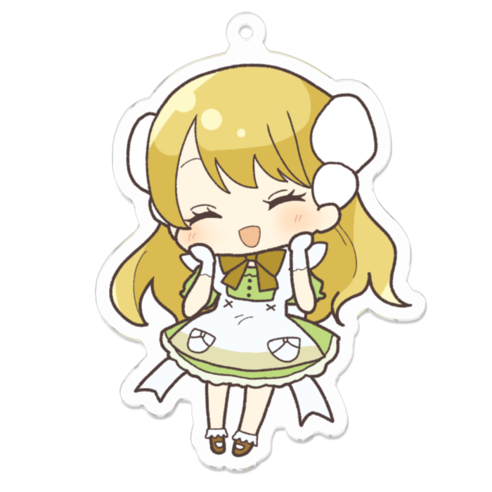 【にこっver.】アクリルキーホルダー - 70 x 70 (mm)