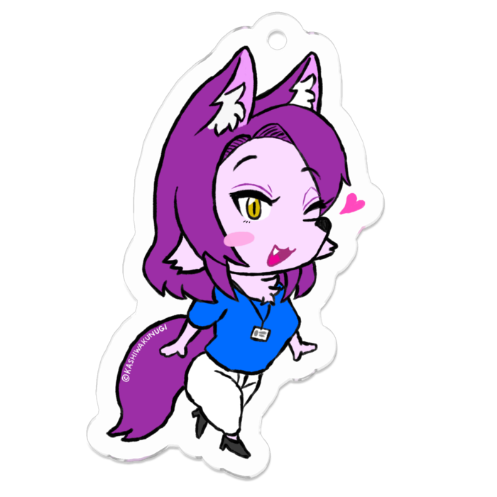 アクリルキーホルダー - 50 x 50 (mm)