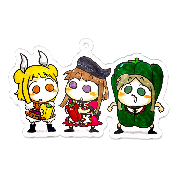 アクリルキーホルダー - 70 x 70 (mm)