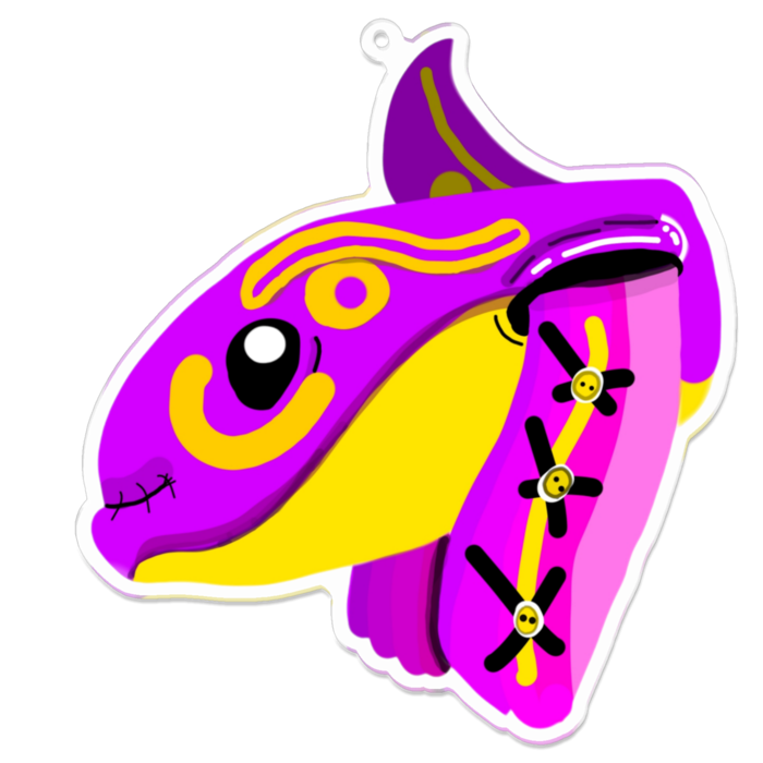 アクリルキーホルダー - 100 x 100 (mm)