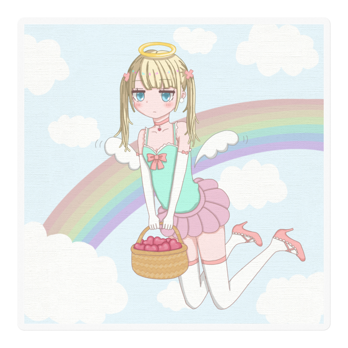 クリアステッカー - 100 x 100 (mm)(1)