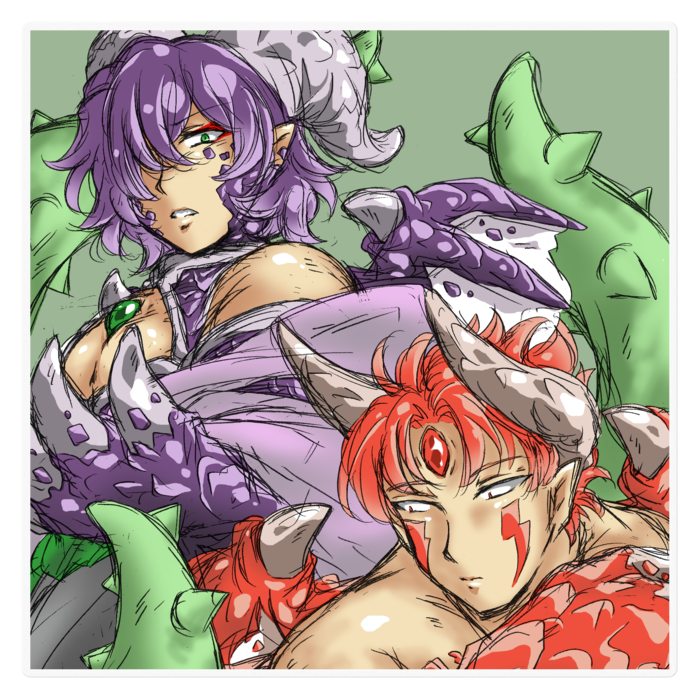 ステッカー - 160 x 160 (mm)