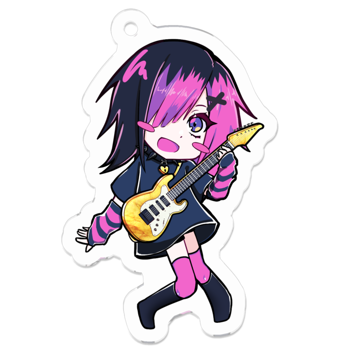 (Aタイプ)アクリルキーホルダー - 50 x 50 (mm)