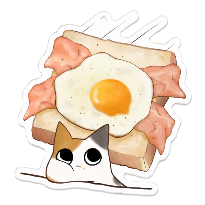 アクリルキーホルダー - 70 x 70 (mm)