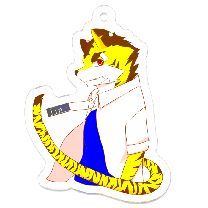 アクリルキーホルダー - 50 x 50 (mm)