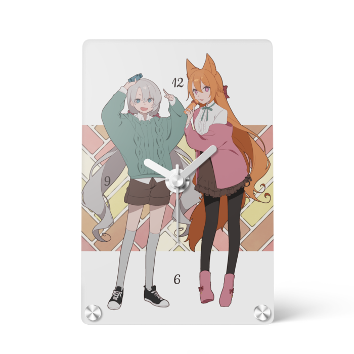 アクリル時計 - 100x148mm