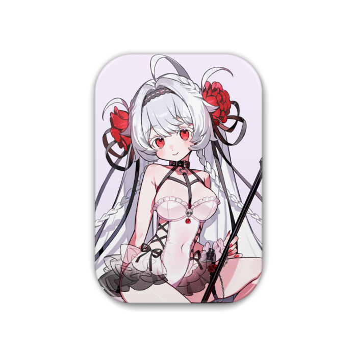 缶バッジ 帽子なしver - 角丸 51x76mm
