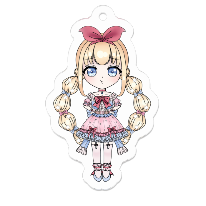 アクリルキーホルダー - 50 x 50 (mm)