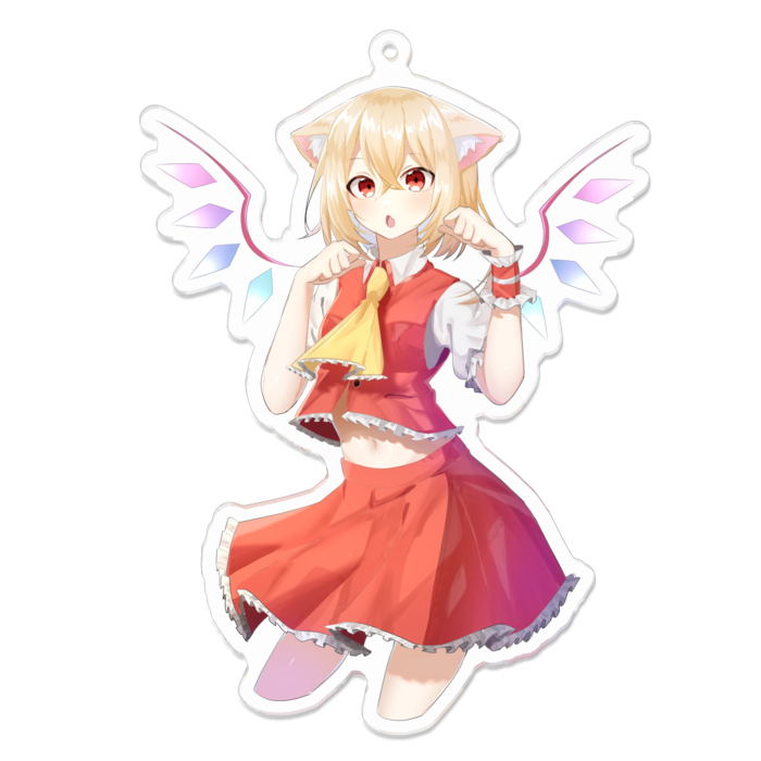 アクリルキーホルダー - 100 x 100 (mm)