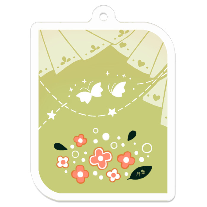 アクリルキーホルダー - 50 x 50 (mm)