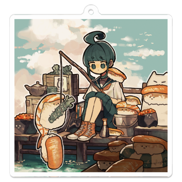 アクリルキーホルダー - 70 x 70 (mm)