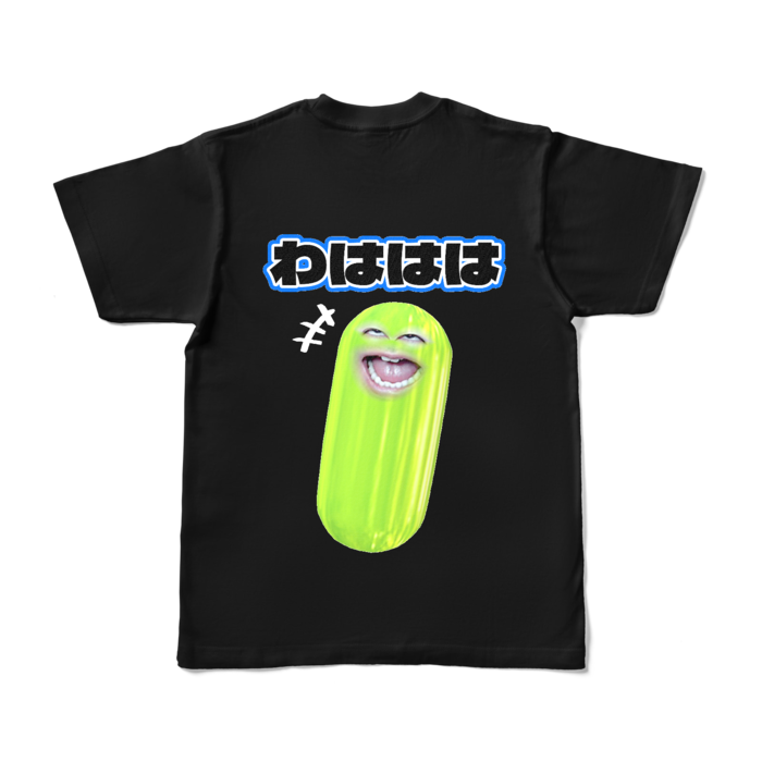 [背面]カラーTシャツ - S - ブラック