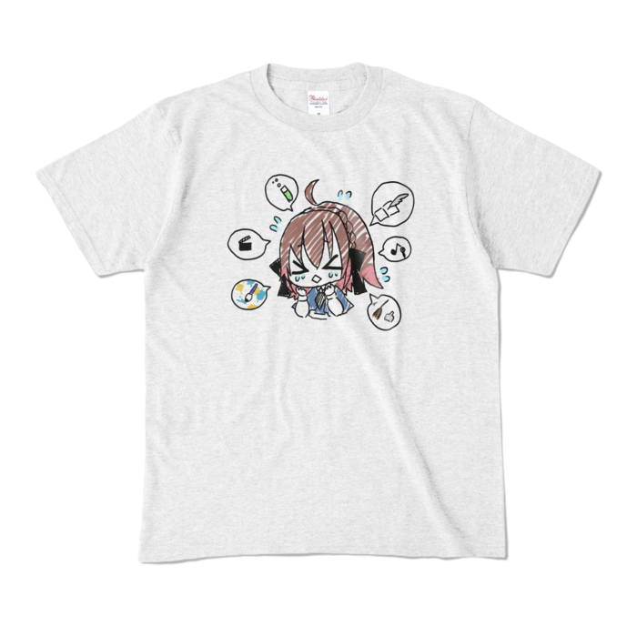 カラーTシャツ - M - アッシュ (淡色)