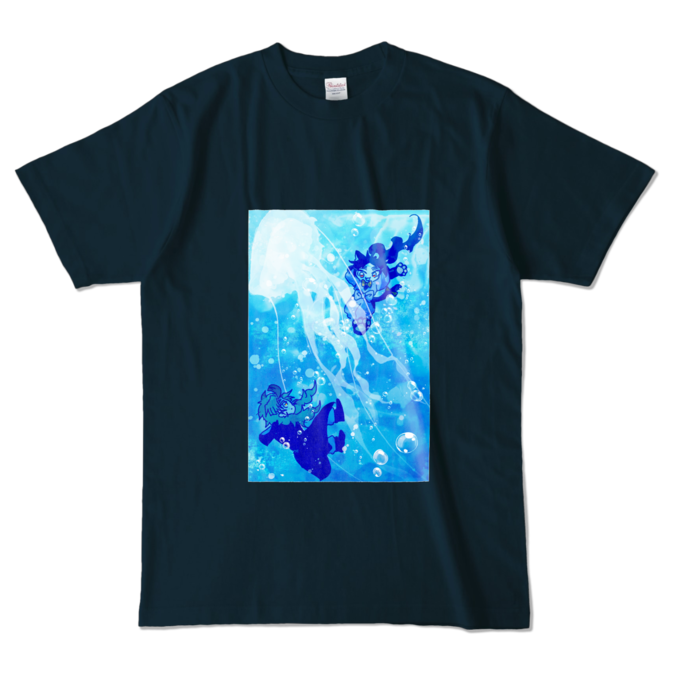 カラーTシャツ - L - ネイビー (濃色)