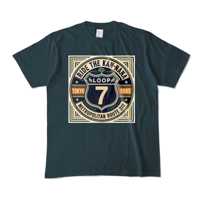 カラーTシャツ - M - デニム (濃色)