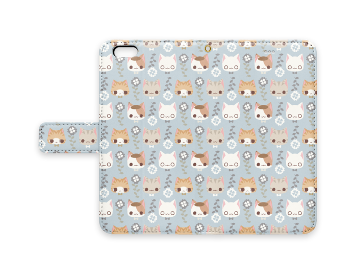 手帳型iPhoneケース - iPhone 6 Plus / 6s Plus - ストラップ穴 あり