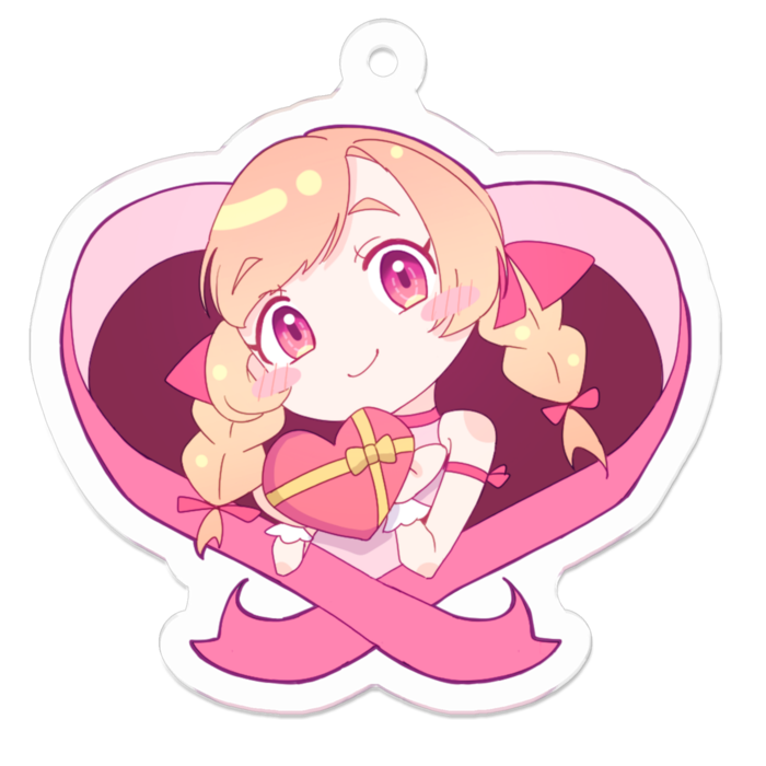 アクリルキーホルダー - 50 x 50 (mm)