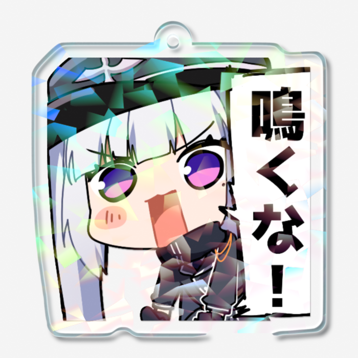 ホログラムアクリルキーホルダー - 50 × 50mm(2)