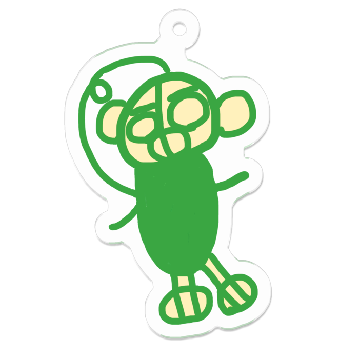 アクリルキーホルダー - 50 x 50 (mm)
