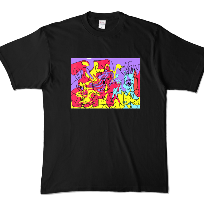 カラーTシャツ - XL - ブラック (濃色)
