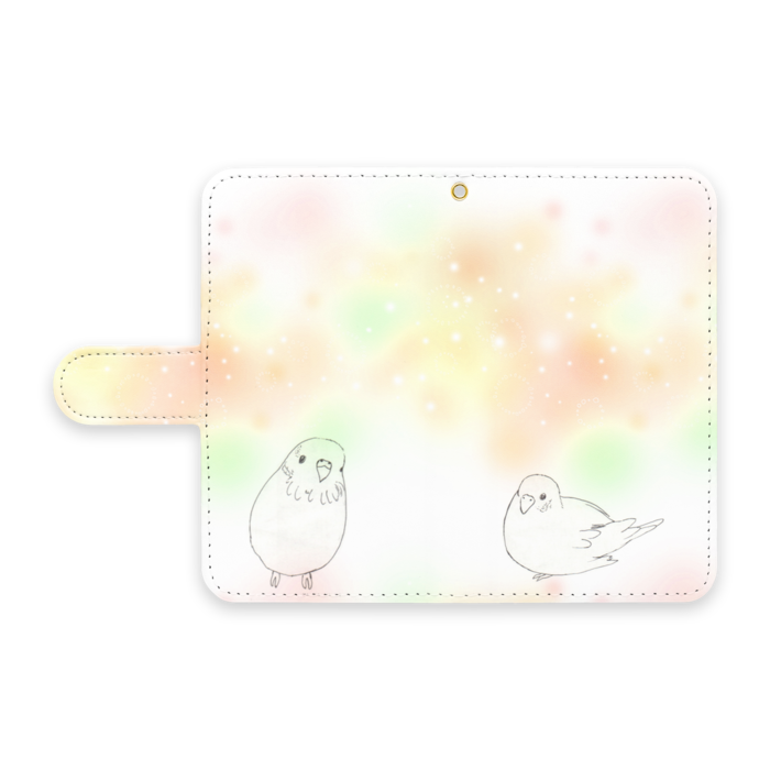 手帳型Androidケース - S - ストラップ穴 あり