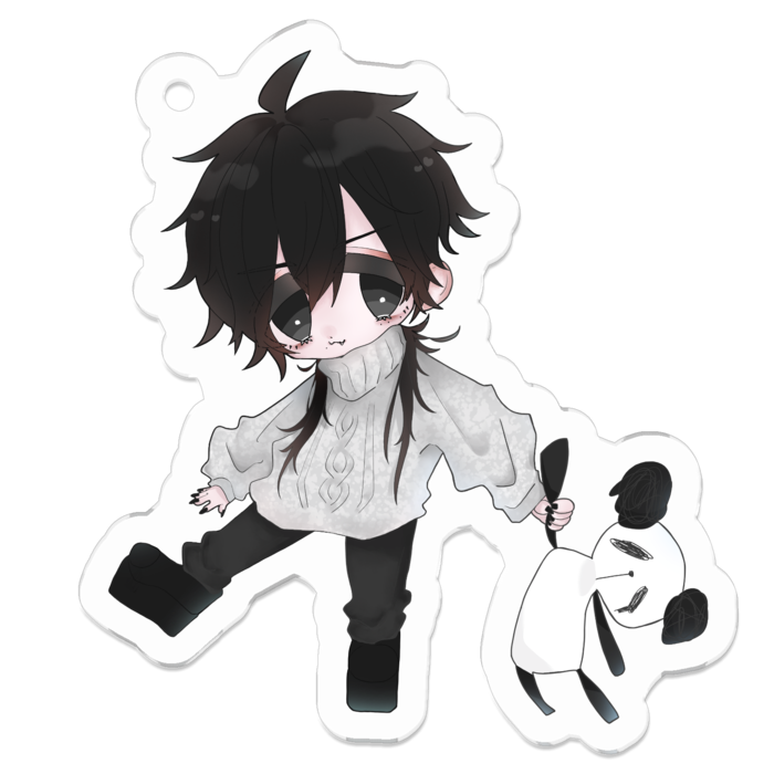 アクリルキーホルダー - 50 x 50 (mm)