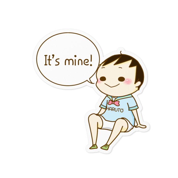 ステッカー - 100 x 100 (mm)