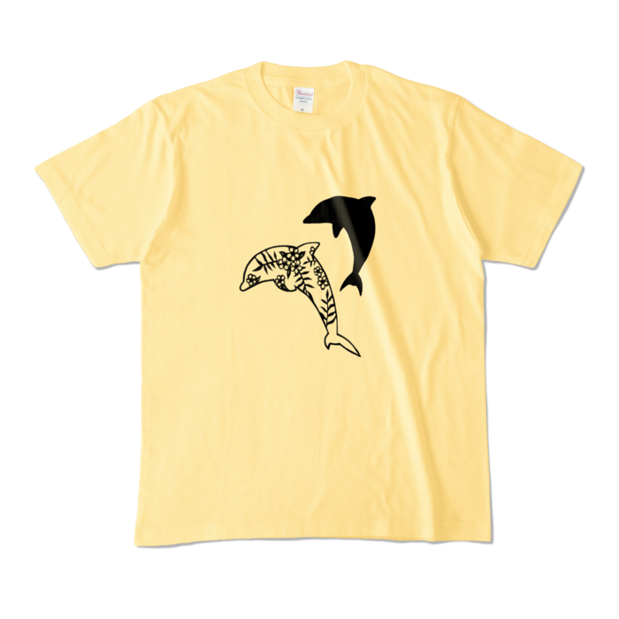 カラーTシャツ - M - ライトイエロー (淡色)