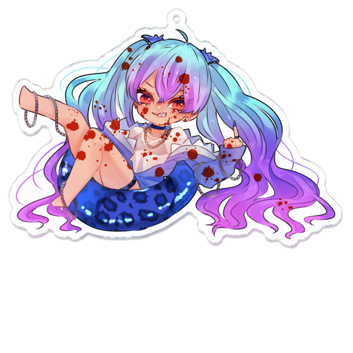 アクリルキーホルダー - 100 x 100 (mm)