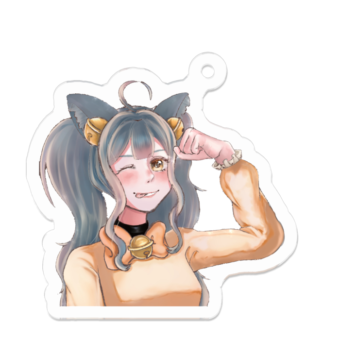 アクリルキーホルダー - 50 x 50 (mm)