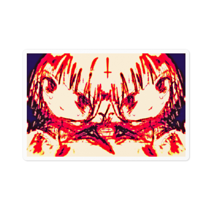 ステッカー - 100 x 100 (mm)