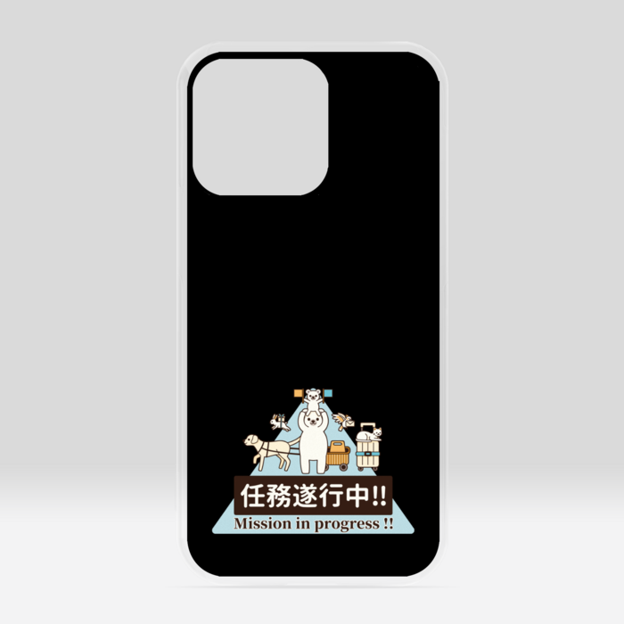 クリアiPhoneケース　黒色　iPhone 13Pro