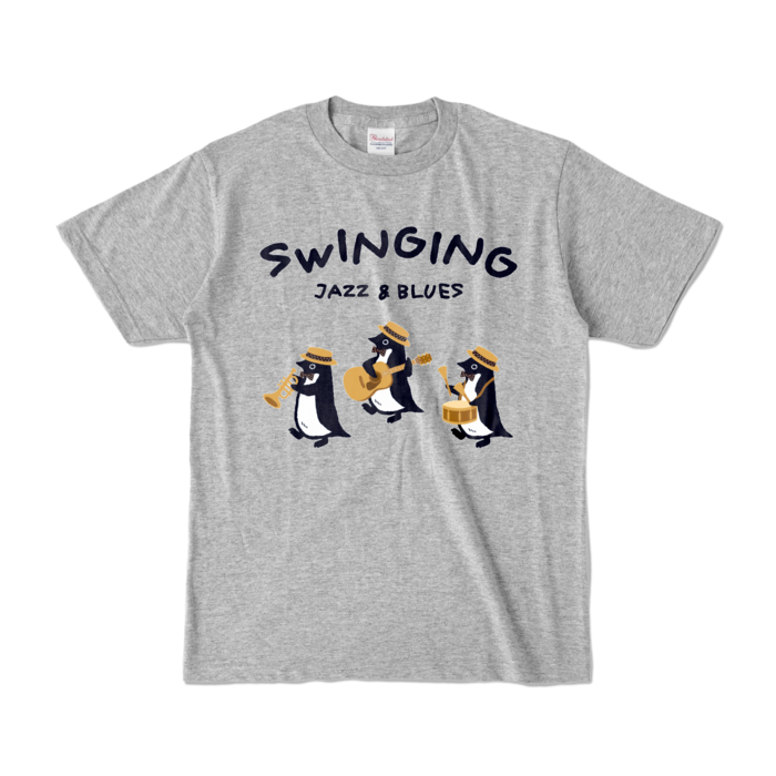 カラーTシャツ - S - 杢グレー (濃色)
