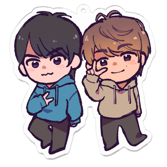 アクリルキーホルダー - 70 x 70 (mm)