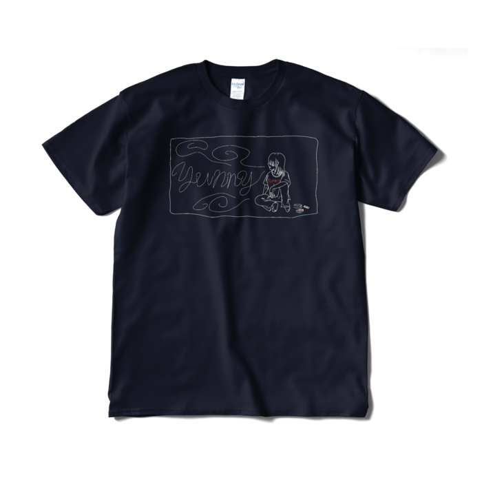 yummy yani yunny T - XL - ネイビー