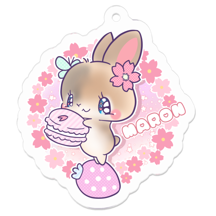 アクリルキーホルダー - 50 x 50 (mm)