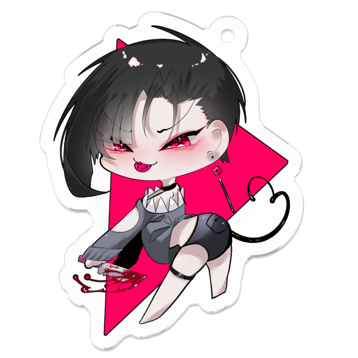 アクリルキーホルダー - 50 x 50 (mm)