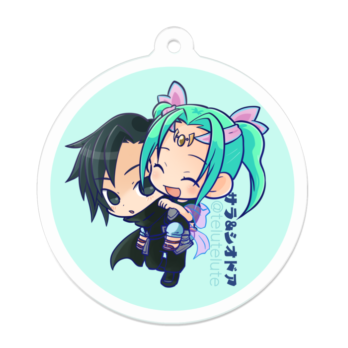 アクリルキーホルダー - 50 x 50 (mm)