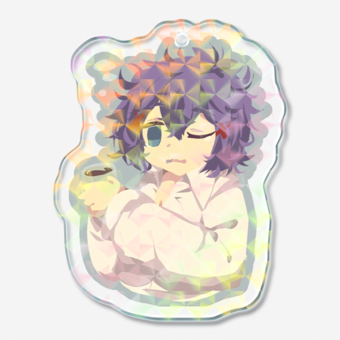 ホログラムアクリルキーホルダー - 50 × 50mm