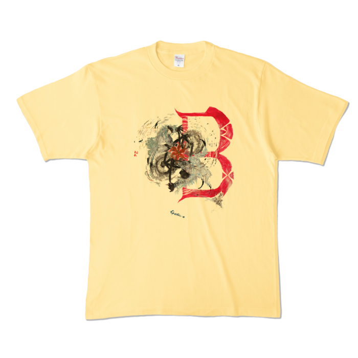 カラーTシャツ - XL - ライトイエロー (淡色)