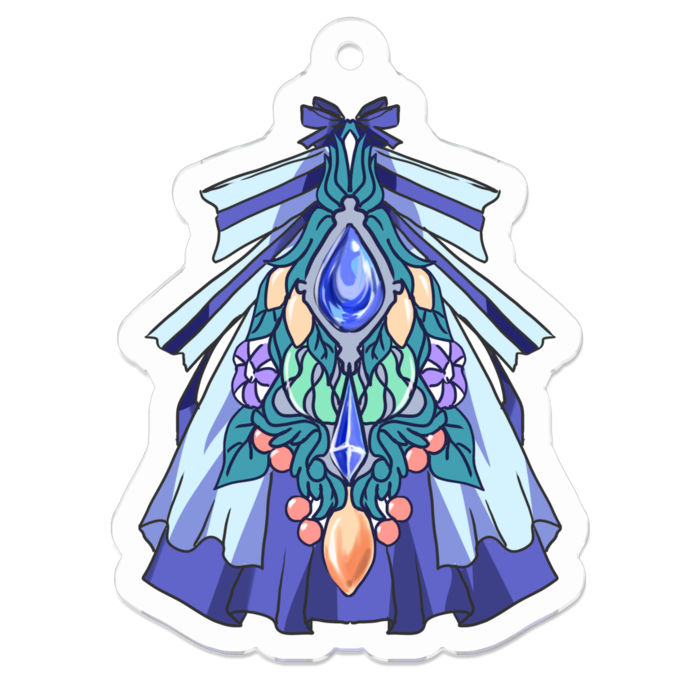 アクリルキーホルダー - 50 x 50 (mm)