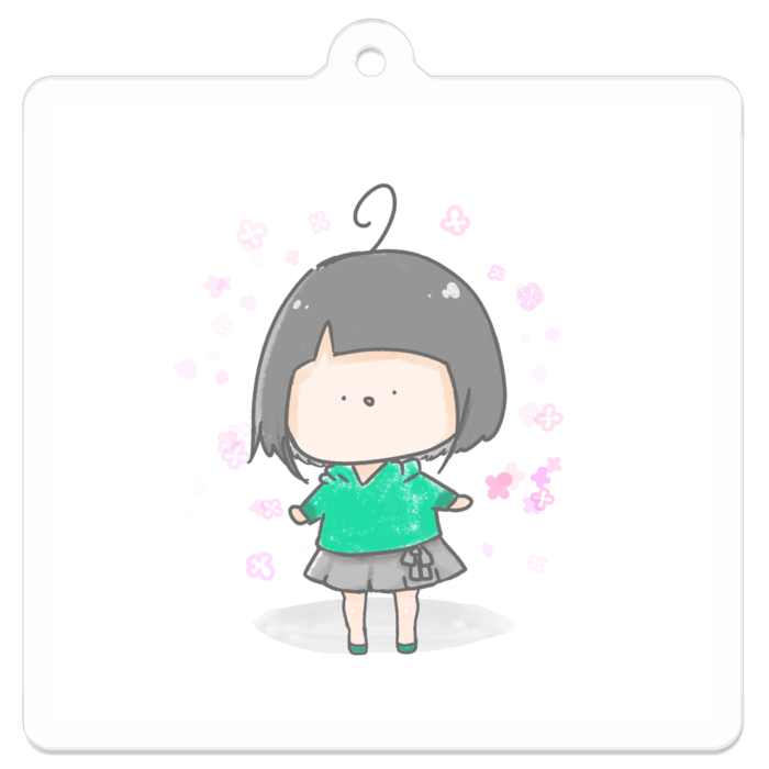 アクリルキーホルダー - 50 x 50 (mm)