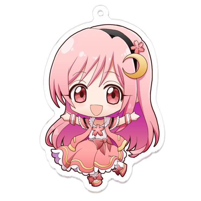 アクリルキーホルダー（コーティング） - 70 x 70 (mm)