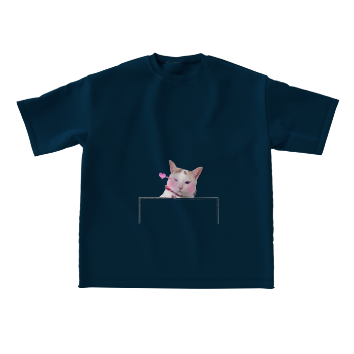 ビッグシルエットTシャツ - L - 両面