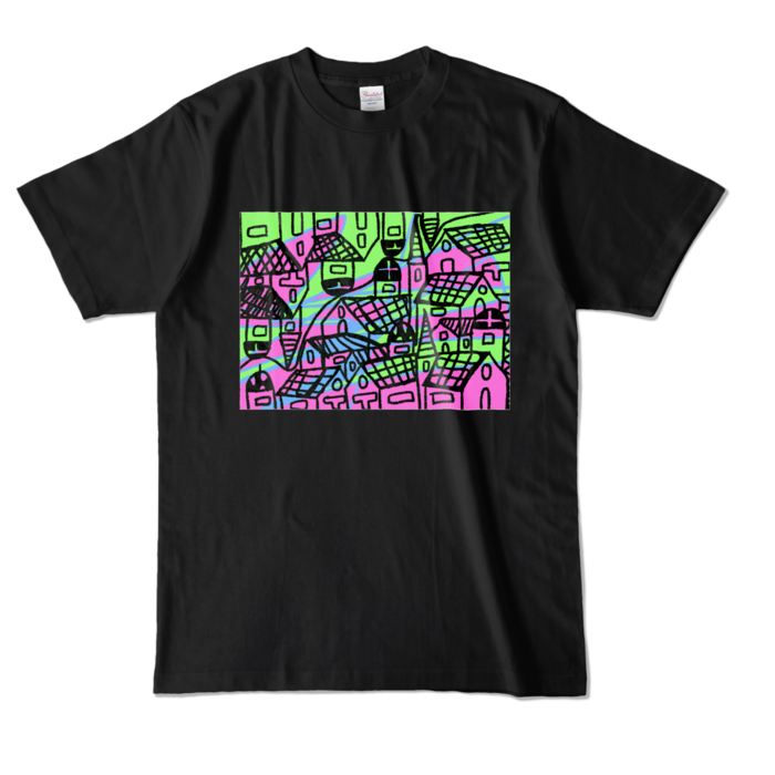 カラーTシャツ - L - ブラック (濃色)