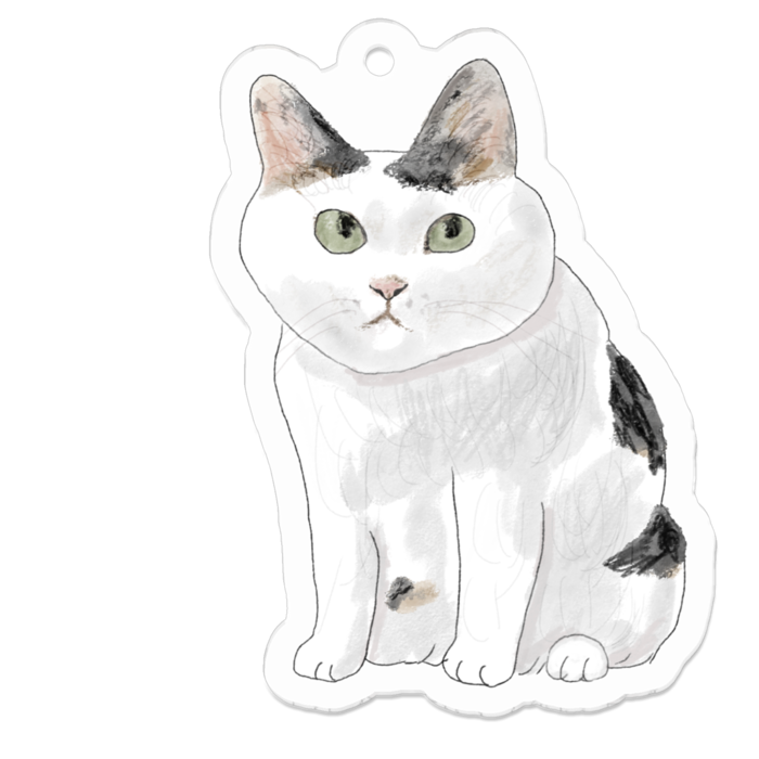 アクリルキーホルダー - 50 x 50 (mm)