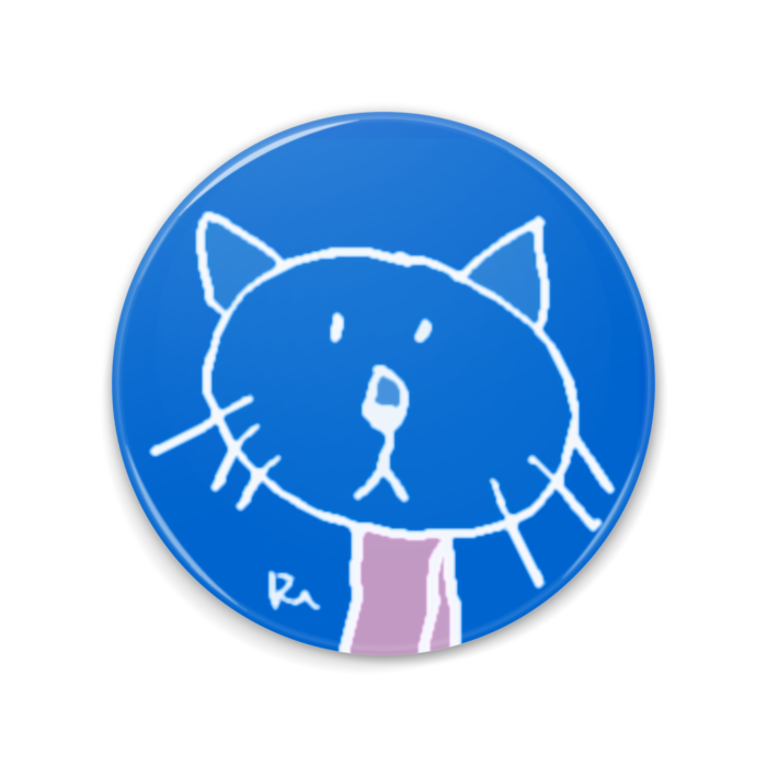 ねこ・缶ミラー - 75mm