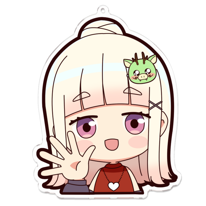 アクリルキーホルダー - 100 x 100 (mm)